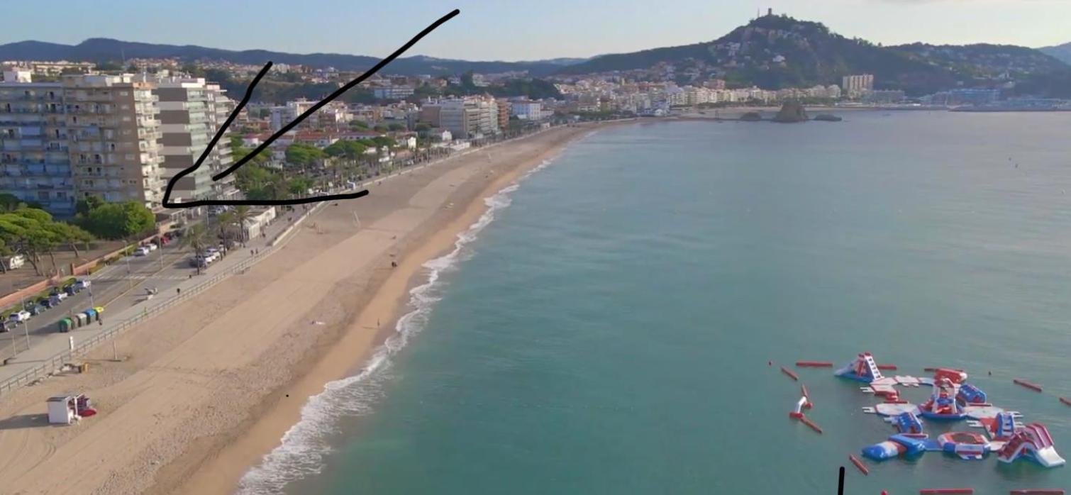 Estudio Con Impresionantes Vistas Al Mar บลาเนส ภายนอก รูปภาพ